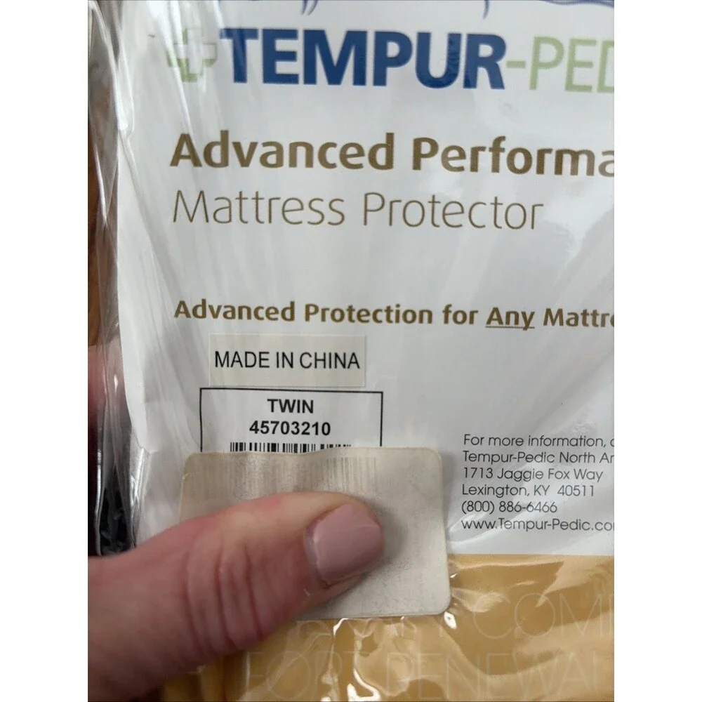 NEW! TEMPUR-PEDIC Advanced Performance Mattress Protector Twin Size